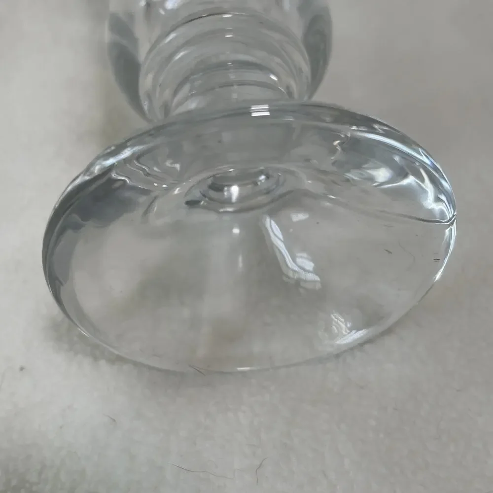 Vintage EAPG Bullseye Design, Art Deco Vase, Scalloped Rim